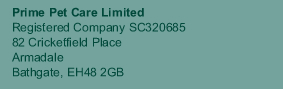 Prime Pet Care Registered Office Information
